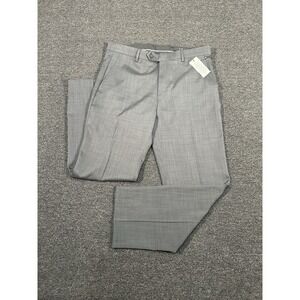 New Michael Kors Dress Pants Men's 33x32 (Fits 34x29) Gray Stretch Wicking